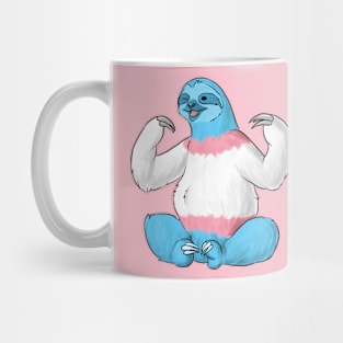 Trans Pride Sloth Mug